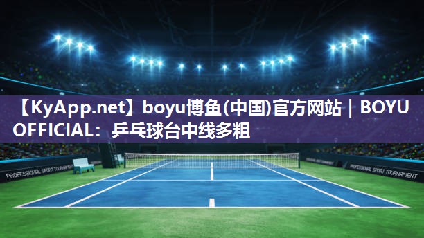 乒乓球台中线多粗